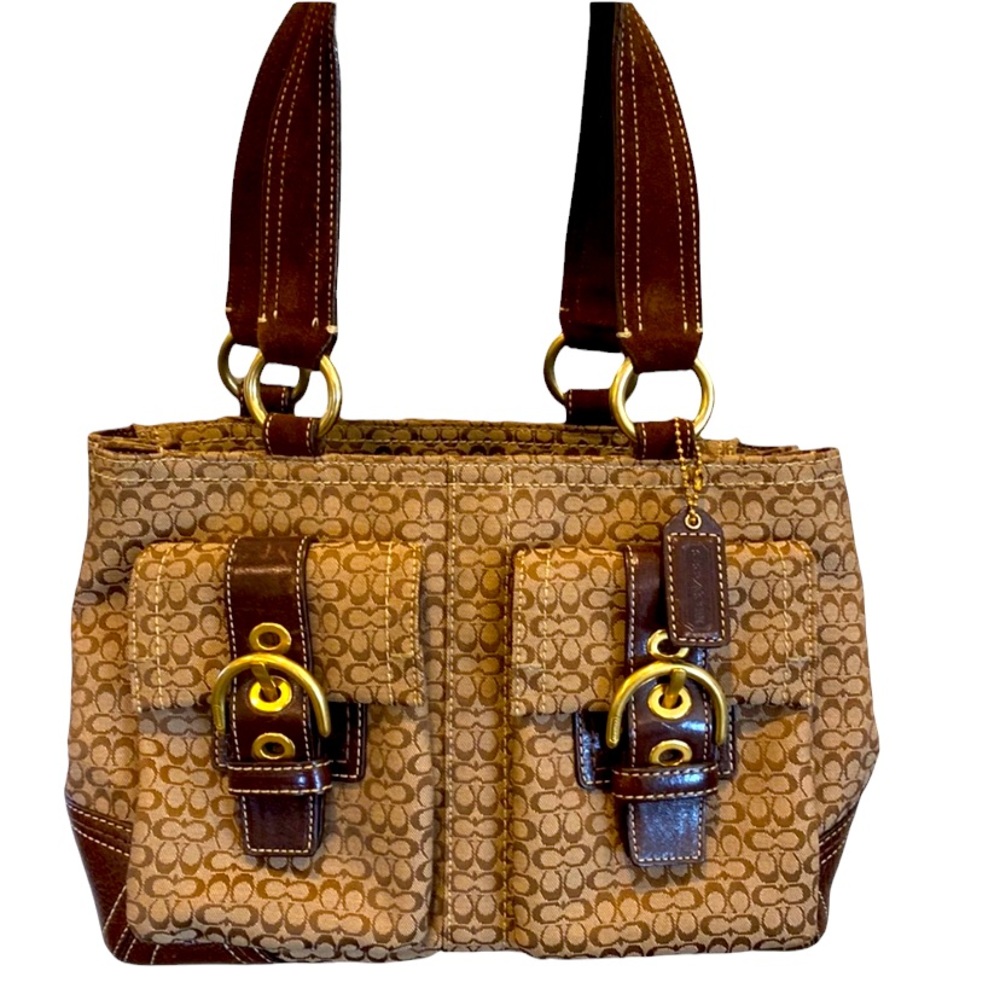 COACH Brown Leather Purse EUC